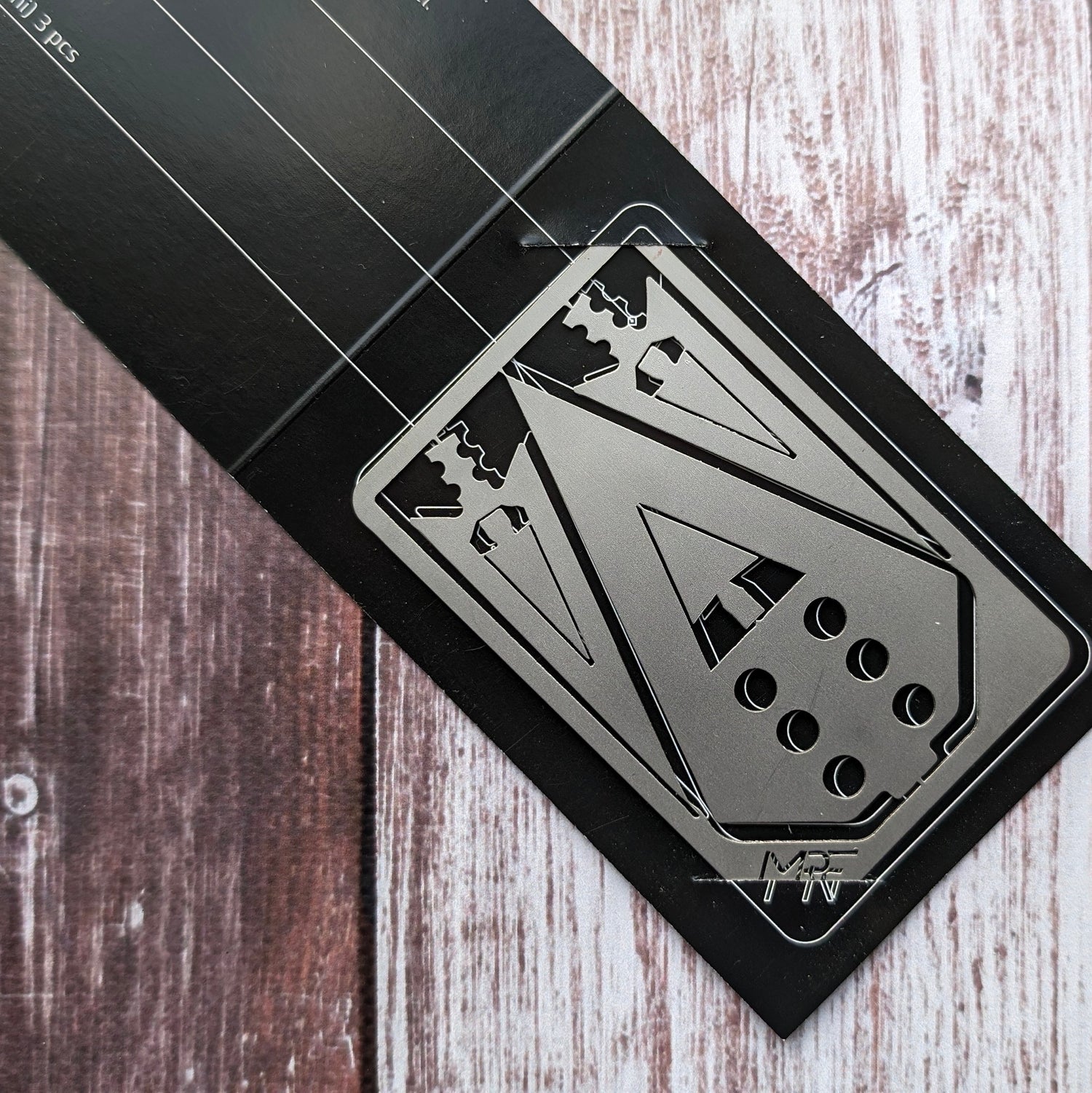 Survival kit Hunter card field-use shot — Designed in Ukraine