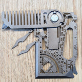 Universal 3.0 | 60+ tools in 1 | EDC Wallet Multitool  | Titanium & Hardened Steel