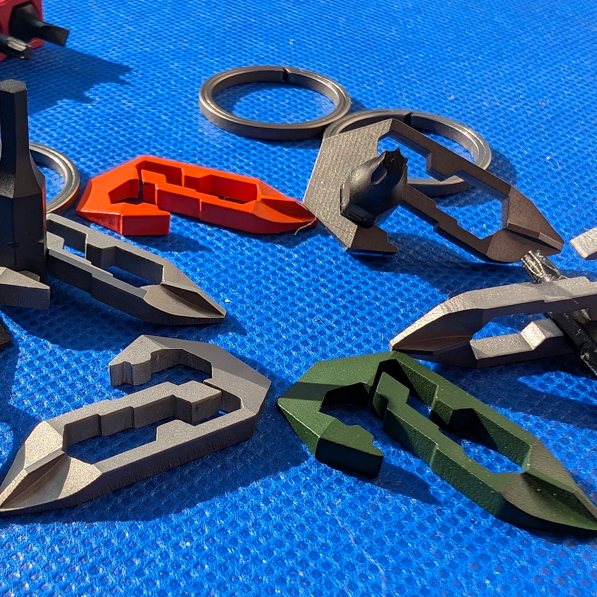 Titanium Keychain Multitool | S Keychain — Bottle Opener & Bit