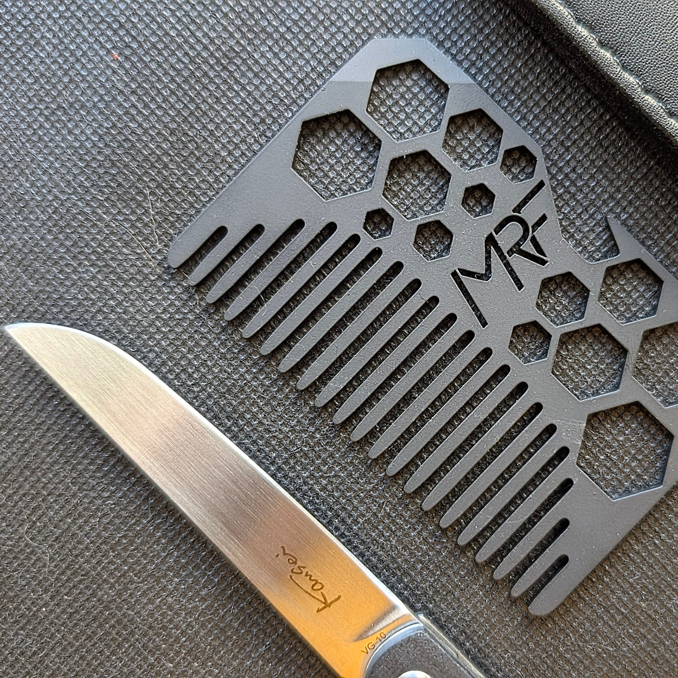 Lumberjack | Titanium EDC Wallet Comb | MRF Tools – MRF.Tools