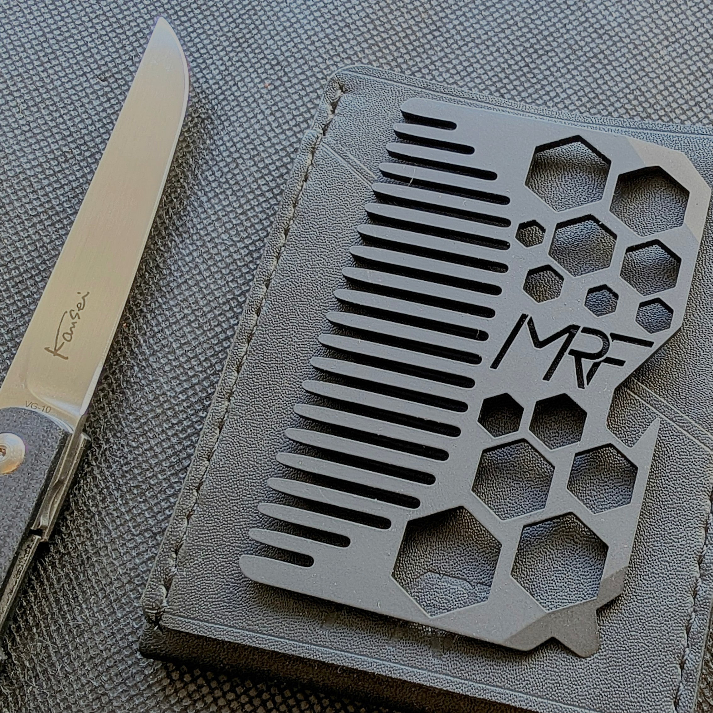 Lumberjack | Titanium EDC Wallet Comb | MRF Tools – MRF.Tools