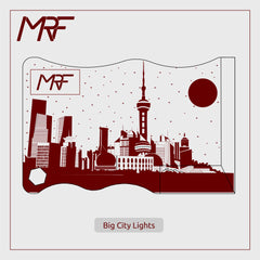 Card Knife Tattoo - Big City Lights design