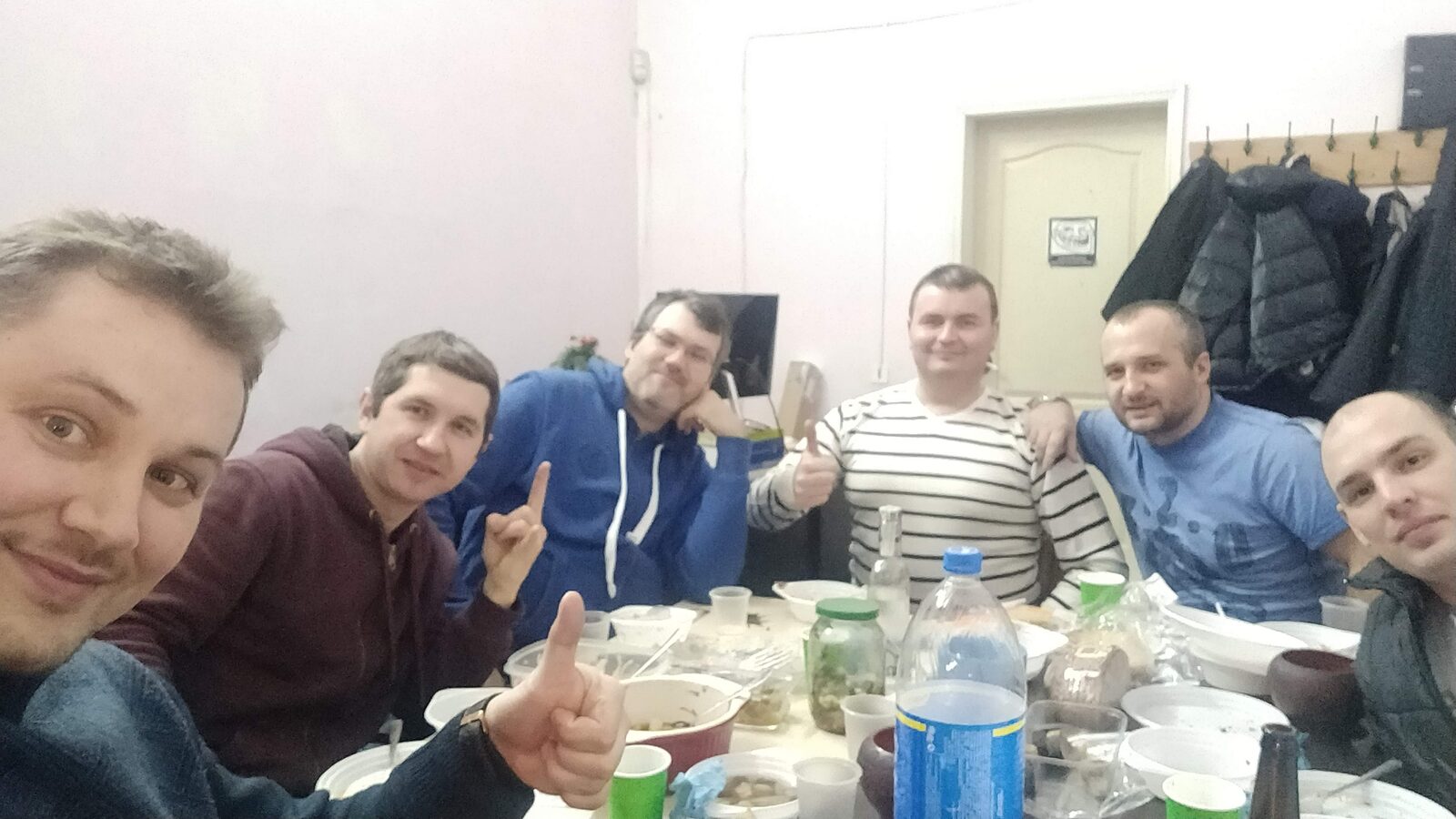 Team dinner, January 2020